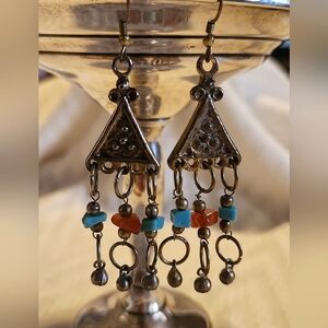 Vintage Golden Dangle Bell Earrings